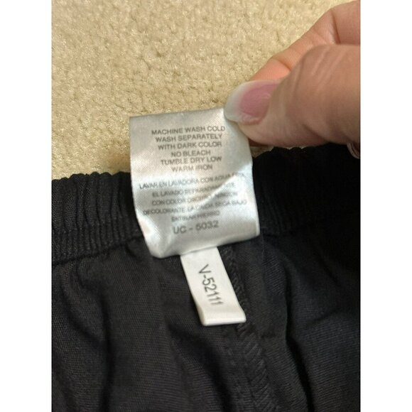 Dickies Women's Medium Black Pink Racing Stripe Drawstring Waist Scrub Pants NWT - Picture 8 of 12